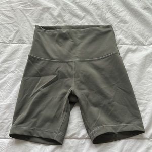 LULULEMON BIKER SHORTS. Sage Green. So soft and comfy